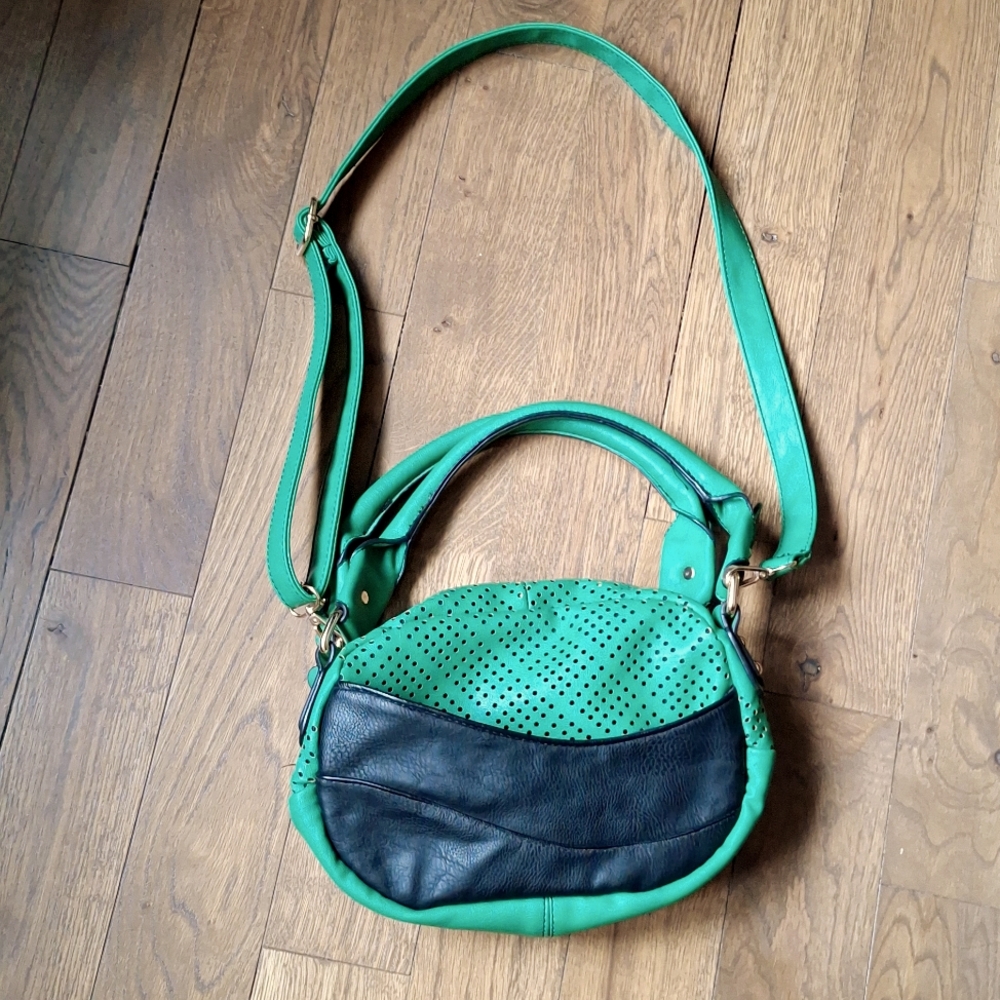 Elle leather hand/crossbody bag